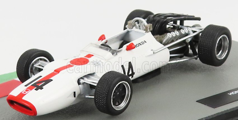 Edicola Honda F1 Ra300 N 14 Sezóna 1967 John Surtees 1:43 Biela červená