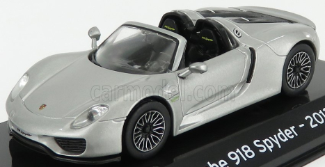 Edicola Porsche 918 Spyder 2013 - Con Vetrina - S vitrínou 1:43 Silver