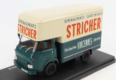 Edicola Saviem Sg2 Mb35 Truck Van Demenagements Garde Meubles Stricher 1972 1:43 Blue Cream