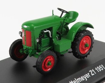 Edicola Zettelmeyer Z1 Traktor Nemecko 1951 - Con Vetrina - S vitrínou 1:43 Zelená