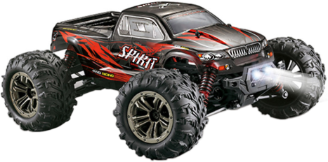 RC auto Q901C Spirit brushless, červená + náhradná batéria