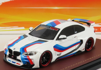 Glm-models BMW radu 2 M235i Darwinpro Mtc Black Sails Widebody 2015 1:43 Bielo modro červená