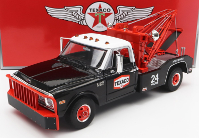 Greenlight Chevrolet C-30 Pick-up Texaco Carro Attrezzi - Wrecker Road Service 1970 1:18 čierna biela červená