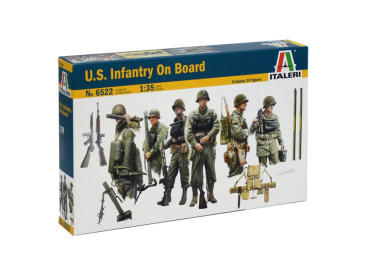 Italeri figúrky – U.S. INFANTRY ON BOARD (1:35)