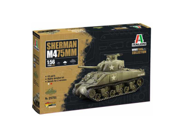 Italeri M4 Sherman 75mm (1:56)