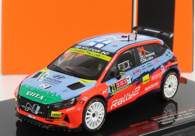 Ixo-models Hyundai I20 N Rally2 Team Hyundai Motorsport N 21 Winner Wrc2 Rally Ypres 2021 J.huttunen - M.lukka 1:43 Svetlo modrá červená zelená