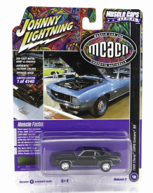 Johnny lightning Chevrolet Copo Camaro Coupe 1969 1:64 čierny