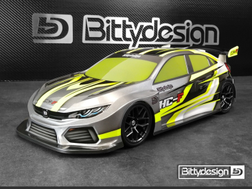 Karoséria číra Bittydesign pre TC FWD podvozky 190 mm