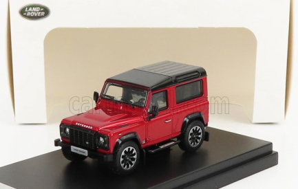 LCD model Land rover Defender 90 Works V8 70th Edition 2018 1:64 Červená