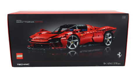 Lego Ferrari Lego Technic - Daytona Sp3 2022 - 3778 Pezzi - 3778 dielikov 1:8 červená