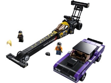 LEGO Speed Champions – Mopar Dodge//SRT Top Fuel Dragster a Dodge Challenger T/A 1970