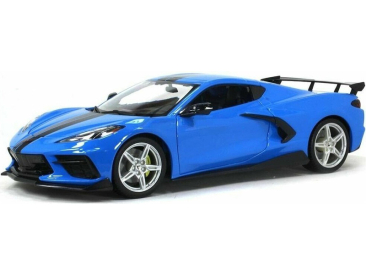 Maisto Chevrolet Corvette Stingray Coupe 2020 1:18 modrá