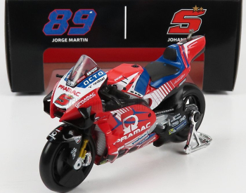 Maisto Ducati Desmosedici Gp21 Pramac Racing Team N 5 Motogp 2021 Johann Zarco 1:18 Red