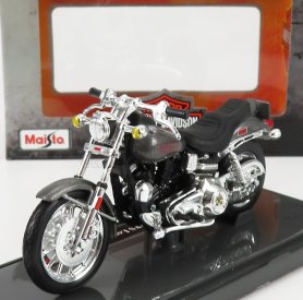 Maisto Harley Davidson Fxs Low Rider 1977 1:18 Grey Met