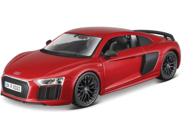 Maisto Kit Audi R8 V10 Plus 1:24 červená metalíza