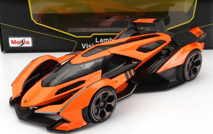 Maisto Lamborghini Lambo V12 Vision Gt N 63 Gran Turismo 2020 1:18 oranžovo-čierna