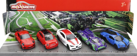 Majorette Porsche Set 5x 911 991 Gt3 Rs Coupe 2017 - Bugatti Chiron N 16 2018 - 500e Electric Car Cabriolet Open 2020 - Alfa Romeo Gilua Quadrifoglio 2016 - 917k Hippie Martini Racing Team N 35 6h Watkins Glen 1970 G.v.lennep - G.larrousse 1:64 Various