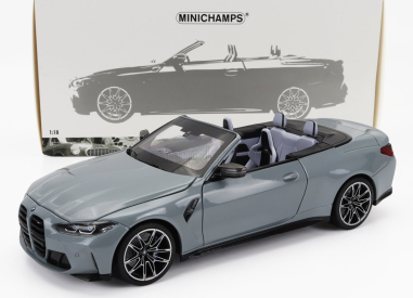 Minichamps BMW radu 4 M4 (g83) Cabriolet 2020 1:18 Grey Met