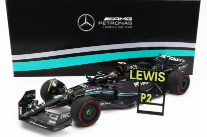 Minichamps Mercedes gp F1 W14 Team Mercedes-amg Petronas Formula One N 44 2nd Australian Melbourne Gp With Pit Board 2023 Lewis Hamilton 1:18 Matt Black