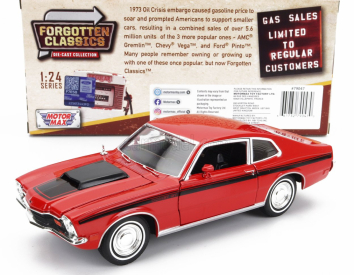 Motor-max Mercury Comet Gt 1971 1:24 Červená čierna