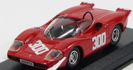 Najlepší model Abarth 2000s N 300 Winner Bolzano-mendola 1969 A.merzario 1:43 Červená