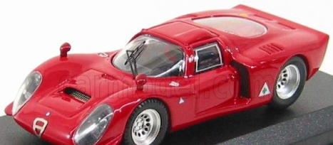 Najlepší model Alfa romeo 33.2 Prova 1968 1:43 Red