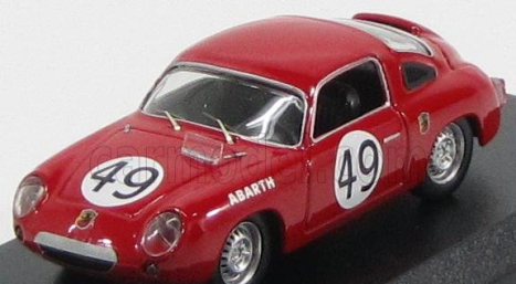 Najlepší model Fiat Abarth 850s Coupe Team Abarth Cie N 49 24h Le Mans 1960 Spychier - Feret 1:43 Red