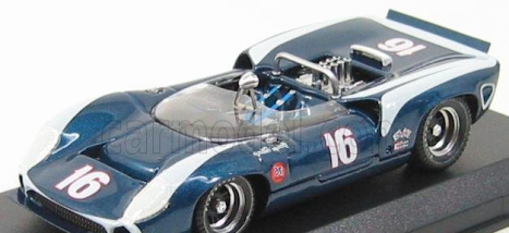 Najlepší model Lola T70 Spider N 16 Riverside 1967 G.follmer 1:43 Blue Met White