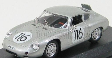 Najlepší model Porsche 1600gs Abarth N 116 Targa Florio 1960 Linge - Strahle - Lissmann 1:43 Silver