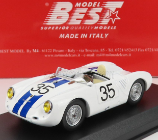 Najlepší model Porsche 550 Rs Spider N 35 24h Le Mans 1957 Hugus - G.de Beaufort 1:43 White Blue