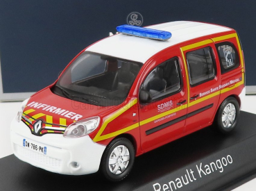 Norev Renault Kangoo Infirmier Sssm Pompiers 2013 1:43 Červená biela žltá