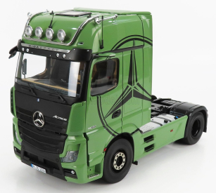 Nzg Mercedes Benz Actros 2 1863 Gigaspace 4x2 zrkadlový ťahač 2-assi 2018 1:18 olivovo zelená