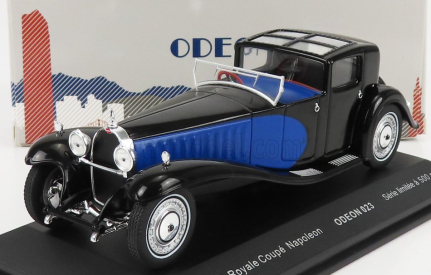 Odeon Bugatti Royale Napoleon 1930 1:43 čierna modrá