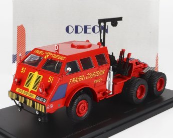 Odeon Pacific Tank M26 Tractor Truck 3-assi F.mayer & Courteaux 1944 1:43 Červená