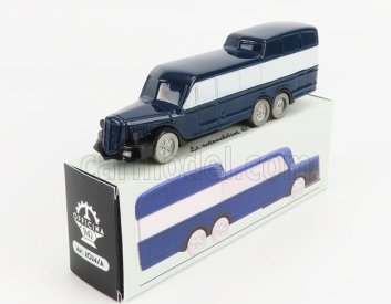 Officina-942 Om fiat Titano Bus Gran Turismo Panoramico Carrozzeria Varesina 1938 1:76 Modrá biela