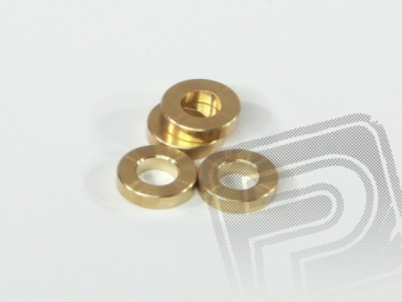 Podložka 5x10x3mm, (mosadzná/4ks.)