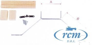 Podvozok 3120 k trupu, 3 mm drôt