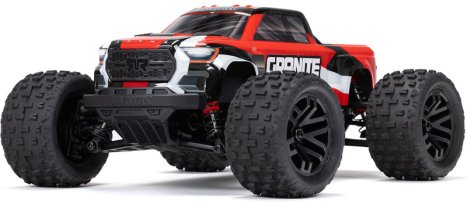 RC auto Arrma Granite Grom 1:18 4WD Smart RTR, červené