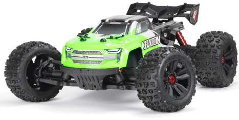 RC auto Arrma Kraton 4S V2 BLX 1:10 4WD RTR, zelené