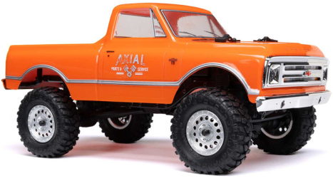 RC auto Axial SCX24 Chevrolet C10 1967 1:24 4WD RTR, oranžová