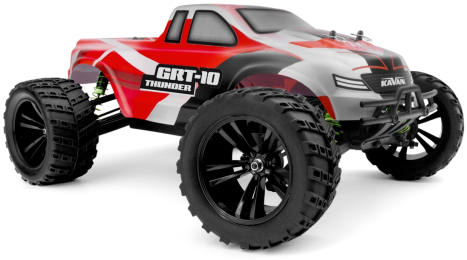 RC auto KAVAN GRT-10 Thunder 2,4 GHz 4WD Monster Truck 1:10, červená