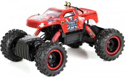 RC auto King Crawler, červená