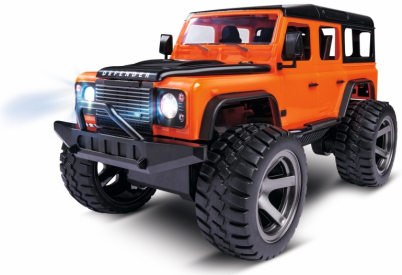 RC auto Land Rover Defender, oranžová