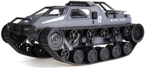 RC auto Military Police pásové vozidlo