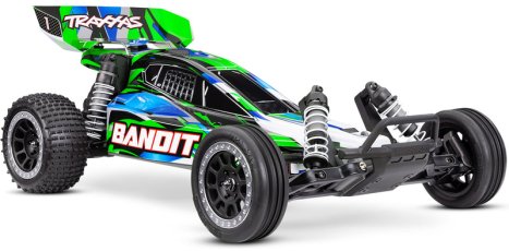 RC auto Traxxas Bandit 1:10 HD RTR, zelené