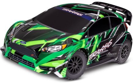 RC auto Traxxas Ford Fiesta ST Rally 1:10 VXL RTR. zelené