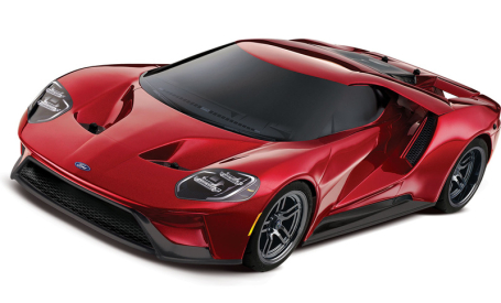 RC auto Traxxas Ford GT TQi, červená