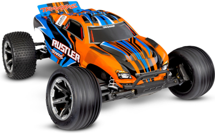 RC auto Traxxas Rustler 1:10 HD RTR, oranžové