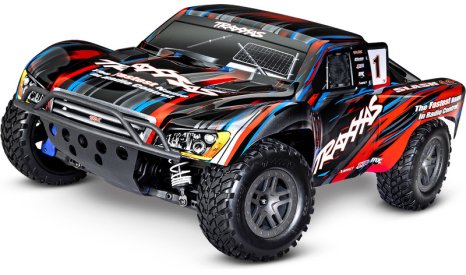 RC auto Traxxas Slash 1:10 2BL 4WD RTR, červené