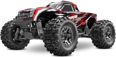 RC auto Traxxas Stampede 1:10 4x4 VXL RTR, červené